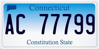 CT license plate AC77799