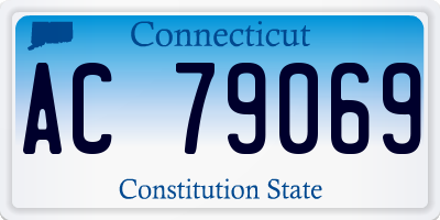 CT license plate AC79069