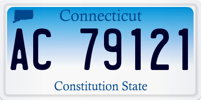 CT license plate AC79121