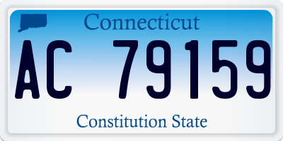 CT license plate AC79159