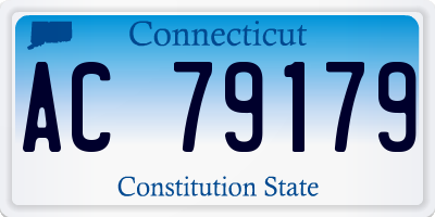 CT license plate AC79179