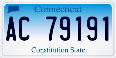 CT license plate AC79191