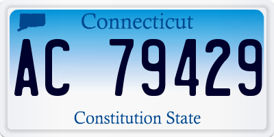 CT license plate AC79429