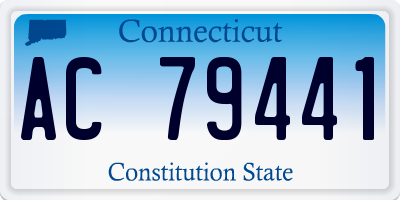 CT license plate AC79441