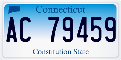 CT license plate AC79459