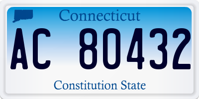 CT license plate AC80432