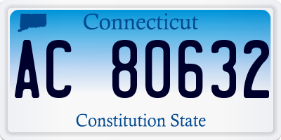 CT license plate AC80632