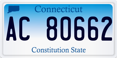 CT license plate AC80662