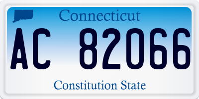 CT license plate AC82066