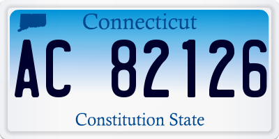CT license plate AC82126