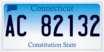 CT license plate AC82132