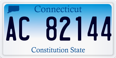 CT license plate AC82144