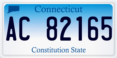 CT license plate AC82165