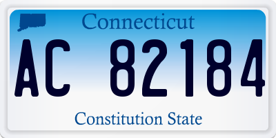 CT license plate AC82184