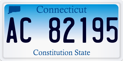 CT license plate AC82195