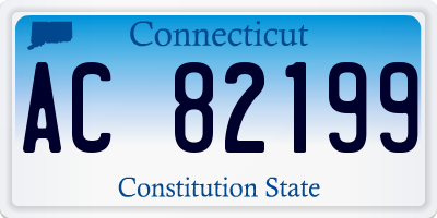 CT license plate AC82199