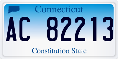 CT license plate AC82213