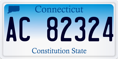 CT license plate AC82324