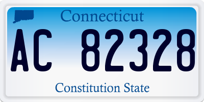 CT license plate AC82328