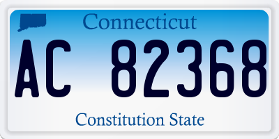 CT license plate AC82368