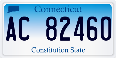 CT license plate AC82460