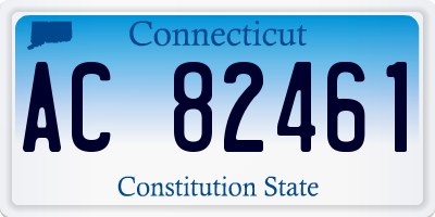 CT license plate AC82461