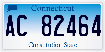 CT license plate AC82464