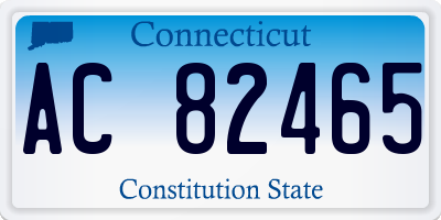 CT license plate AC82465