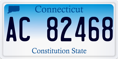 CT license plate AC82468