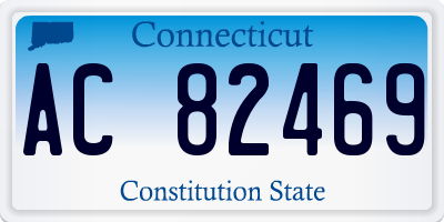 CT license plate AC82469