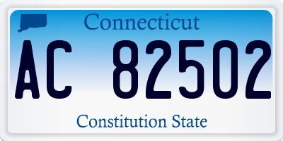 CT license plate AC82502
