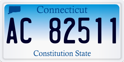 CT license plate AC82511