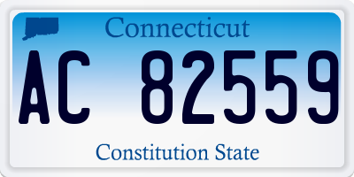 CT license plate AC82559