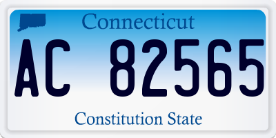 CT license plate AC82565