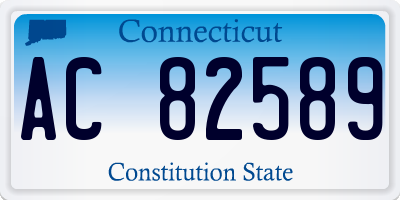 CT license plate AC82589
