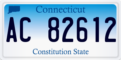 CT license plate AC82612