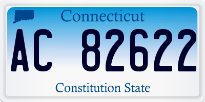 CT license plate AC82622