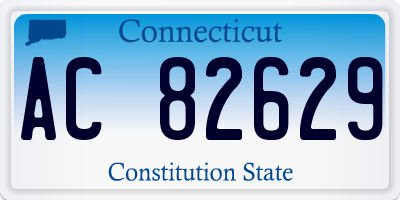 CT license plate AC82629