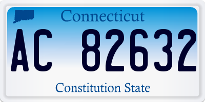 CT license plate AC82632