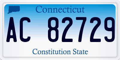 CT license plate AC82729