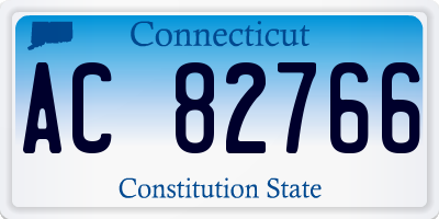 CT license plate AC82766