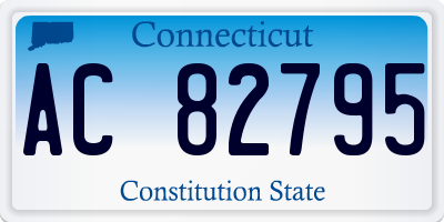 CT license plate AC82795