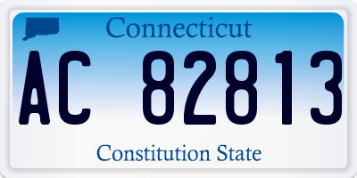 CT license plate AC82813