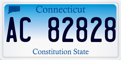 CT license plate AC82828