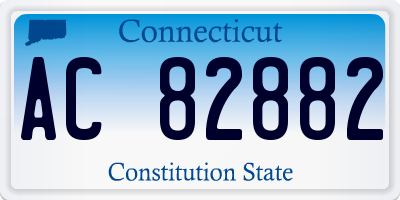 CT license plate AC82882