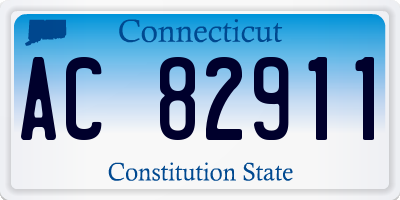 CT license plate AC82911