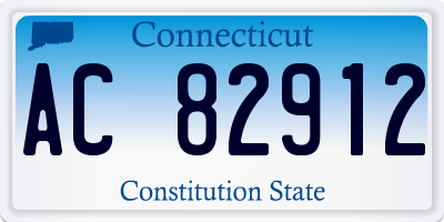 CT license plate AC82912