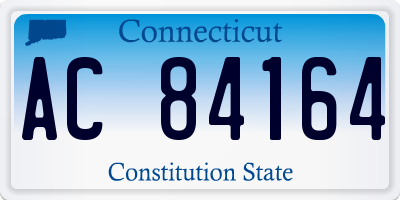 CT license plate AC84164