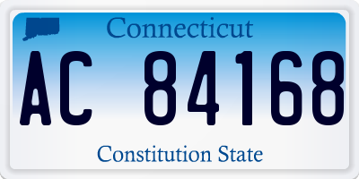 CT license plate AC84168