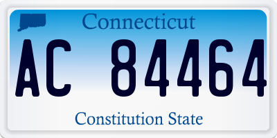 CT license plate AC84464